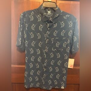 Southern Proper Black Patterned Men's Shirt